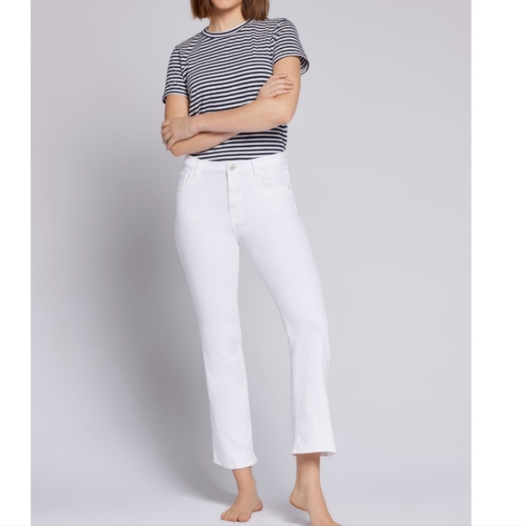 Current/Elliott Women's Flare White Jeans - Picture 1 of 7